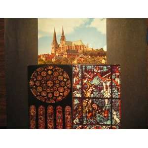  3 Postcards, Stained Glass, Cathedral Chartres France not 