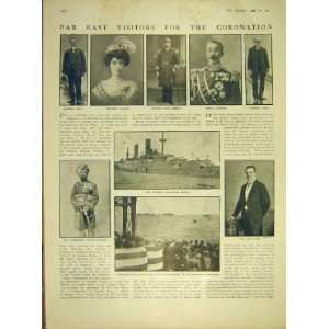 Ceremony Sketches Crown Coronation Westminster 1911