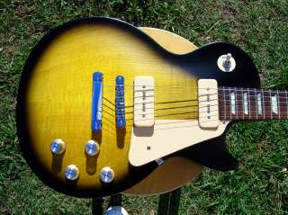 Gibson USA Les Paul Studio 60s Tribute Vintage Sunburst P 90s Baked 