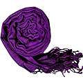Peach Courture Purple Wool Shawl Today 