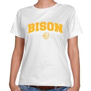  NCAA North Dakota State Bison Ladies White Logo Arch 