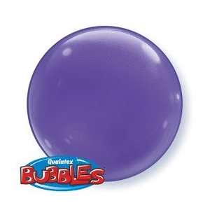  Set of 4 Standard Purple Violet Bubble Balloon 15 Health 