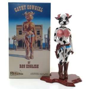  Cathy Cowgirl (B&W) Figure by Ron English Toys & Games