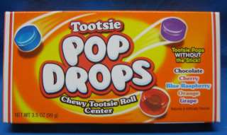Tootsie Pop Drops Retro Candy 4 Theater Box Size  