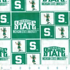   State University Spartans Fabric By The Yard Arts, Crafts & Sewing