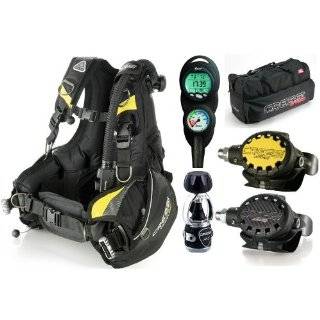 Cressi Travel Light BC Diving Package Set, Great For Dive Traveling
