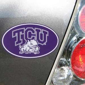   NCAA Texas Christian Horned Frogs (TCU) Oval Magnet
