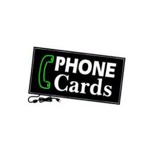  Phone Cards Backlit Sign 15 x 30