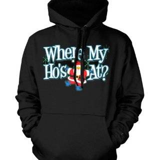 Where My Hos At? Sweatshirt, Funny Mens Christmas Pullover Hoodie by 