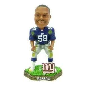  New York Giants Mike Barrow Game Worn Forever Collectibles 