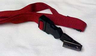 Lanyard Neck Style ID Badge Holder Red Bull Nose New  