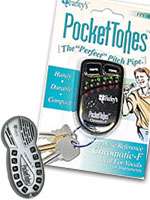 Farleys PocketTones Pocket Size Pitch Pipe Chromatic F  
