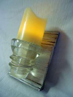 Romantic/Shabby Folk Art Single Candle Holder/Wall Sconce  