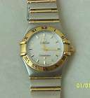 Omega Ladies Constellation Swiss Womens Watch 18K Gold /SS Mother Of 