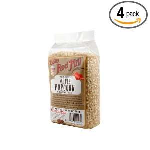 Bobs Red Mill Corn Popcorn White, 27 Ounce (Pack of 4)  