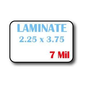  Laminate, 7 Mil Business Card Size   100 Pcs Office 