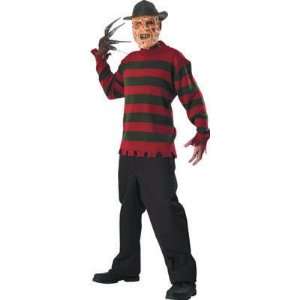 Freddy Krueger Adult Costume Sweater Size X Large
