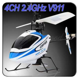 V911 4CH 4 Channel 2.4GHz RC Mini Single Radio Propeller Helicopter 
