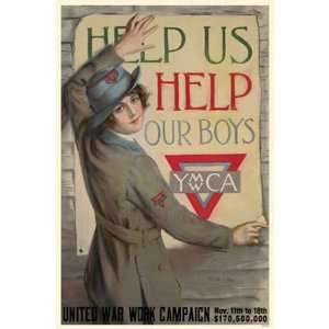Help Us Help Our Boys Military Poster 