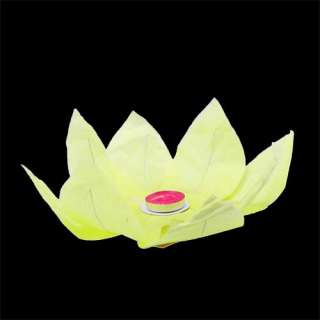 10×8 COLOR FLOWER lotus chinese lanterns wishing floating water light 