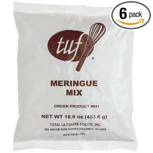 Total Ultimate Foods Meringue Dessert Mix, 16 Ounce Units (Pack of 6 