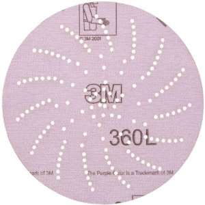 3M 360L P500 Grit, 5 Diameter Aluminum Oxide Clean Sanding Disc with 