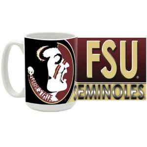  Florida State University 15 oz Ceramic Coffee Mug   FSU Seminoles 