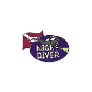    New Collectable Night Diver Scuba Diving Hat & Lapel Pin: Jewelry