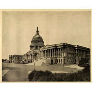 1899 Print United States Capitol Building Washington DC Governmental 