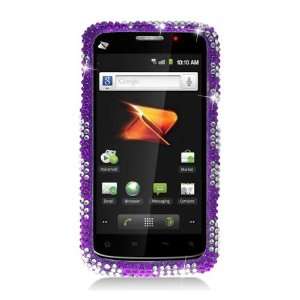   Case Silver Purple Zebra N860 For Boost Mobile  Eagle Retail Packaging