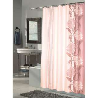 Carnation Home Fashions Chelsea Extra Long Fabric Shower Curtain SC 