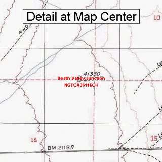  USGS Topographic Quadrangle Map   Death Valley Junction 