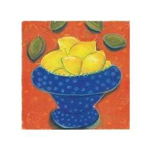  Lemons In A Bowl (Canv)    Print