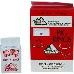  Decker 1 Pig Hills Hump Rings, 100 Count: Patio, Lawn 