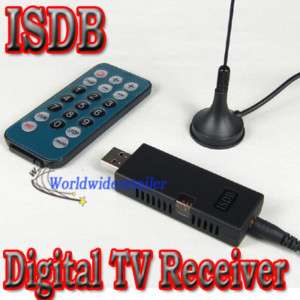 USB 2.0 Digital TV Tuner ISDB T RECEIVER Recorder  