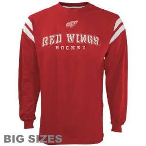  Detroit Red Wings Red Line Crew Long Sleeve T shirt 