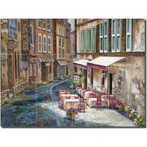  in Albi by Ginger Cook   Ceramic Tile Mural 18 x 24 Backsplash