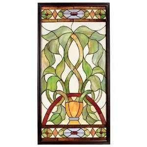   Large Rectangle Tiffany style Art Glass:  Home & Kitchen