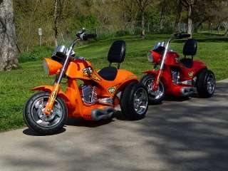 Kids Orange Ride on Chopper Power Motorcycle 12v Wheels  