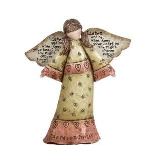 Carson Guardian Angel Figurine Listen and Be Wise Blessings With Wings 