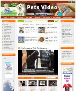 Affiliate Pet Supply Youtube Video Websites for Sale  
