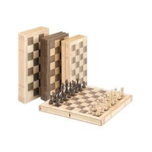  CHH Imports 11Inch Oak Book Style Chess Set Toys & Games