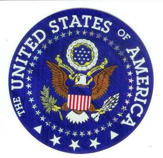 United States Of America 3 Presidential Seal Sticker  