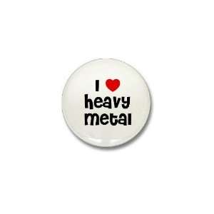  I Heavy Metal Love Mini Button by  Patio, Lawn 