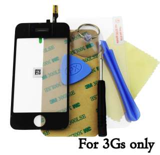 iPhone 3GS Replacement Glass Touch Screen Digitizer+Tools Without LCD
