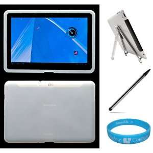 Frost White Silicone Skin Cover for Samsung Galaxy Tab 10.1 inch 