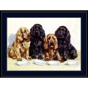  Picture Print Cocker Spaniel Puppy Dogs Art: Everything 