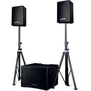   Inch Powered Sub 1200 Watts Active 3 Piece System Musical Instruments