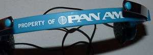 Vtg Pan Am Airlines Headphones Never Used  