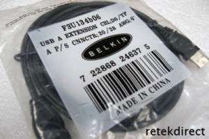 NEW BELKIN F3U134B06 PRO SERIES USB EXTENSION CABLE  